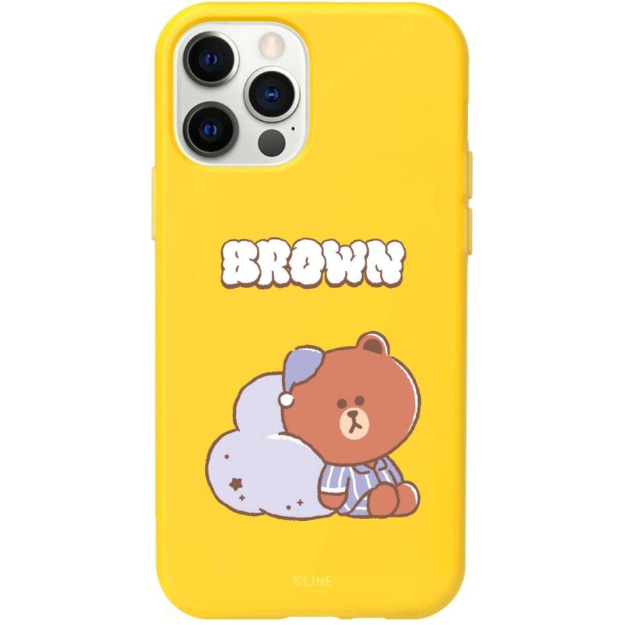 Line Friends Iphone 12 スマホケース ラインフレンズ ブラウン マット仕上げ Tpu Dreamy Night Brown Kce Csb071 キャラクターグッズ キャラハン 通販 Yahoo ショッピング