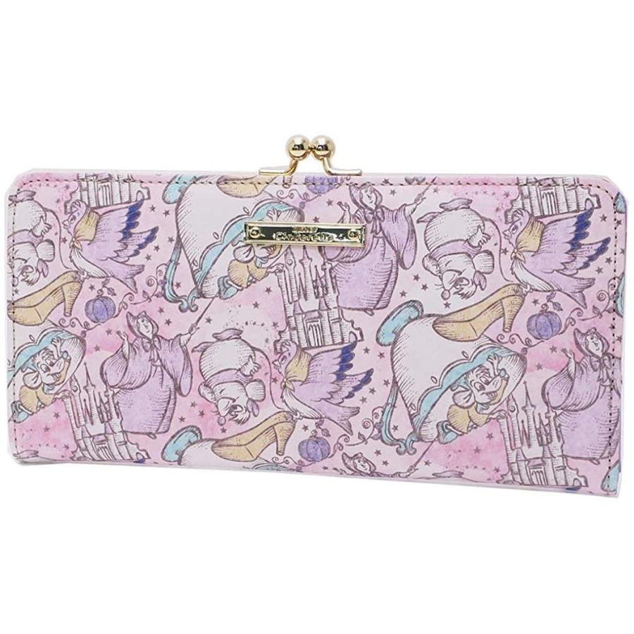 シンデレラ レディース長財布 レザーがまぐちロングウォレット ロマンチックシリーズ ディズニープリンセス ディズニープリンセス 長財布 キャラクター キャラクター キャラハン グッズ