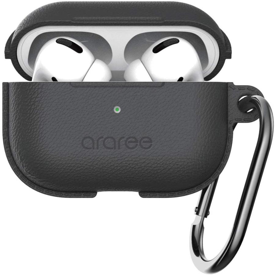 araree AirPods Pro Case POPS ブラック 保護ケース 吸盤 蓋 シリコンカラビナ付き 落下防止 ワイヤレス充電対応/AR18569APP｜my-friends