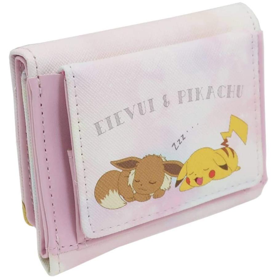 ポケモン 三つ折りコンパクト財布 ミニウォレット ピカチュウ イーブイ ピンク ポケットモンスター キャラクター グッズ キャラハン 通販 Yahoo ショッピング