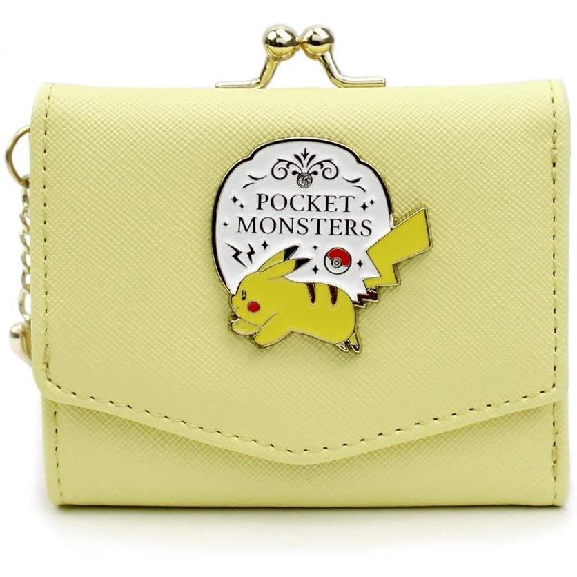 ポケモン ポケットモンスター ピカチュウ 口金 がま口 三つ折り ミニ 財布 イエロー キャラクター グッズ キャラハン 通販 Yahoo ショッピング