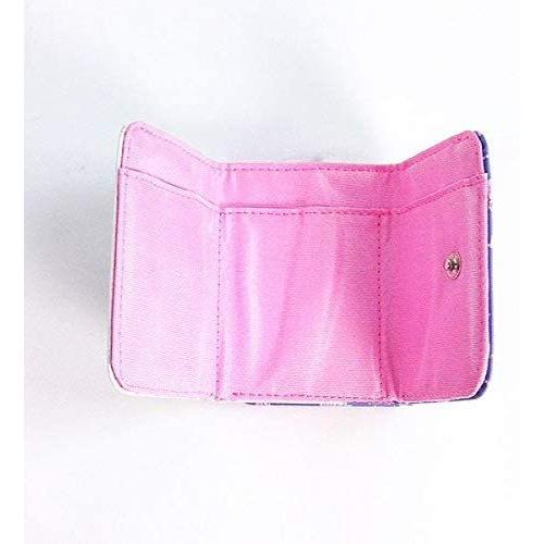 リラックマ 3ツオリサイフ シェル NV 財布 折り財布 青