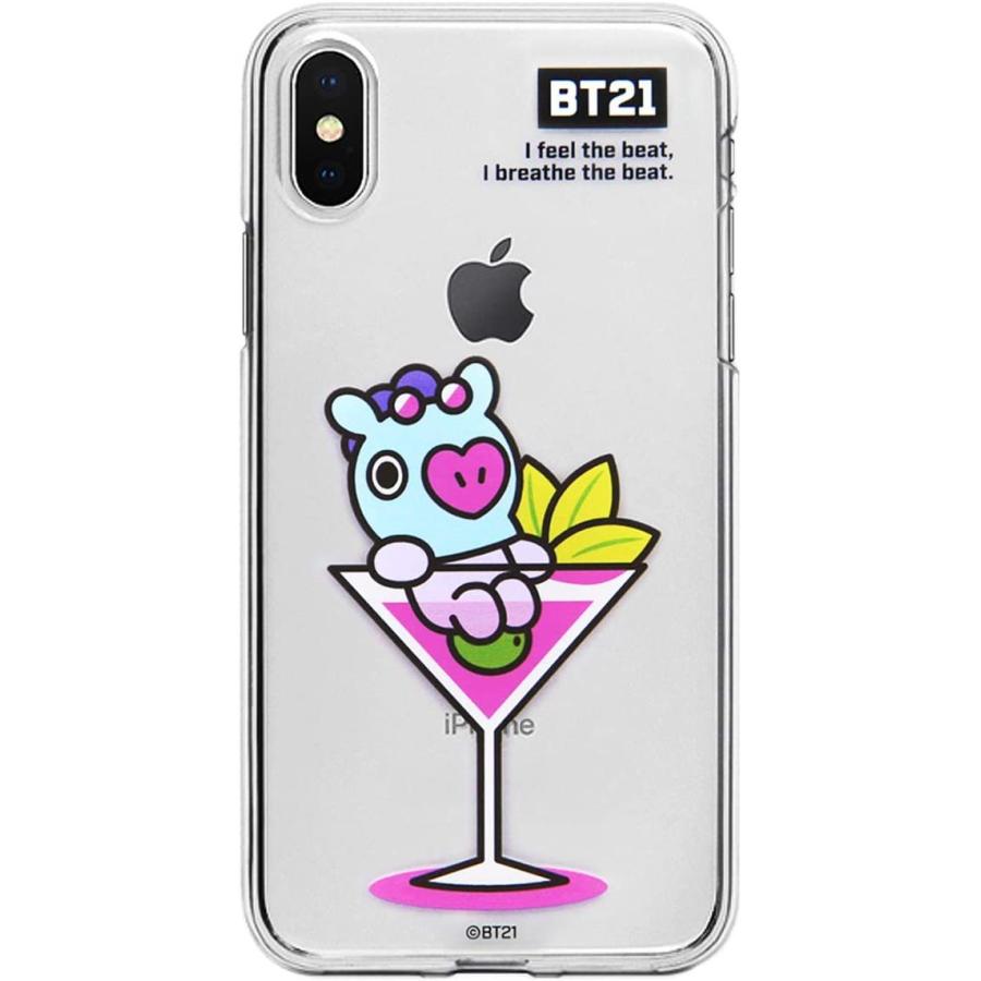 BT21 iPhoneXs/X スマホケース/MANG サマードルチェ TPU 5.8