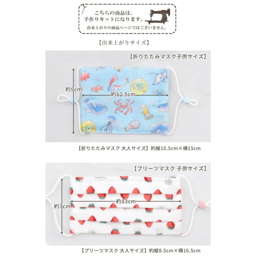 息がしやすい キッズ の マスク キット 4種類 作れる 進化した レシピ