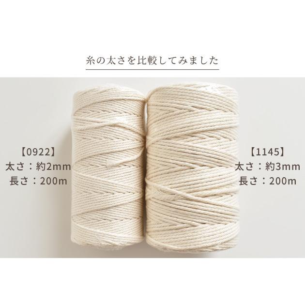 【まとめ買い割引有】マクラメ カラー ロープ 紐 糸 編み 2mm タペストリー マクラメ 糸 コード 太さ 2mm 長さ 200m □ 編み ロープ 紐
