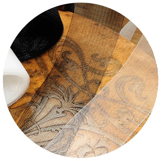 MY mama ホースヘアブレード 約5cm幅 全長 約9m 全2色 □ ハンドメイド