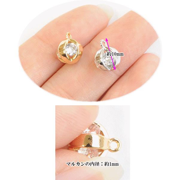 MY mama チャーム アクセサリー パーツ ピアス ネックレス カン付き
