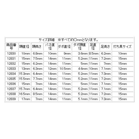 MY mama 飾り バネホック 3サイズ 10種 20組セット □ ハンドメイド