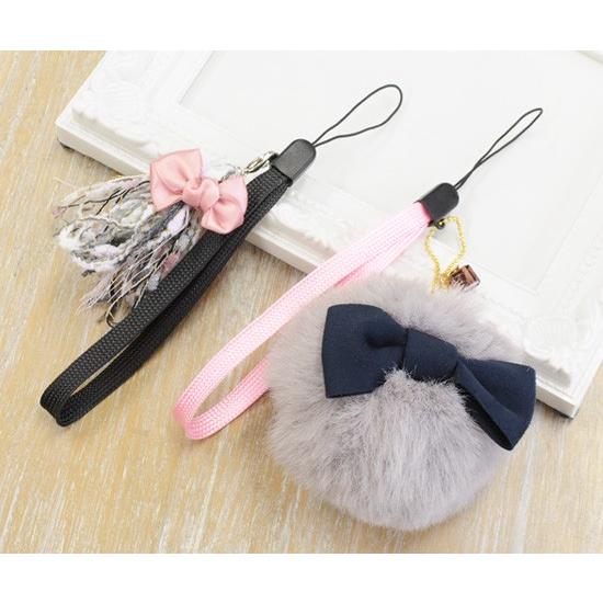 MY mama カン付き ストラップ 10本セット 全2色 □ ハンドメイド 手芸