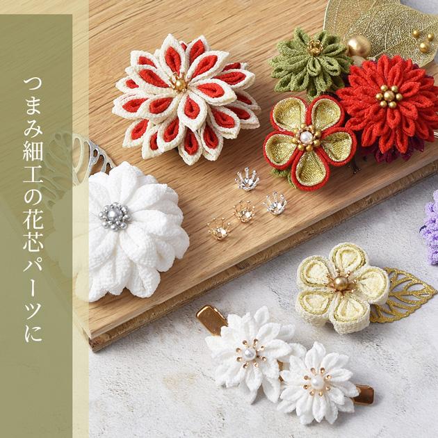 MY mama メタル フラワー パーツ 2サイズ 各2色 全4種 10個入 MY mama メタル フラワー パーツ 2サイズ 各2色 全4種 10個入