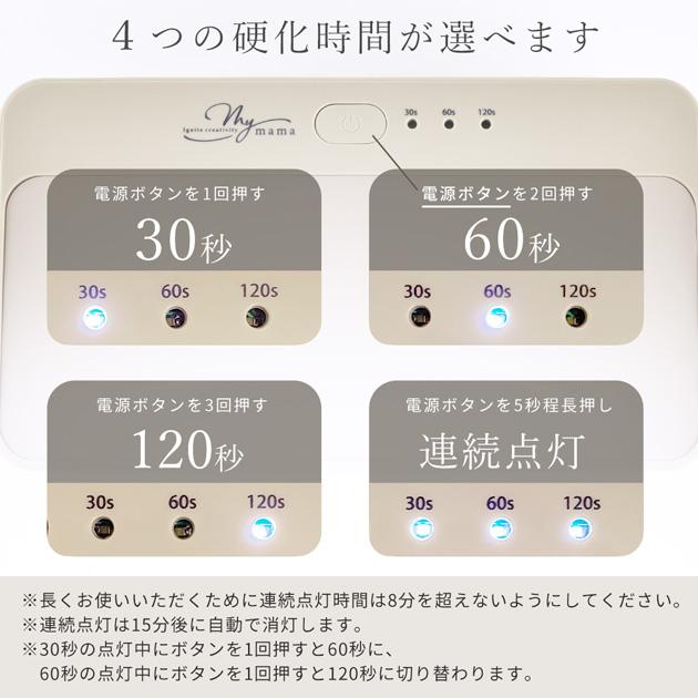 予約販売 UV LED ワークライト 36W シリコンマット付き □ MYmama 