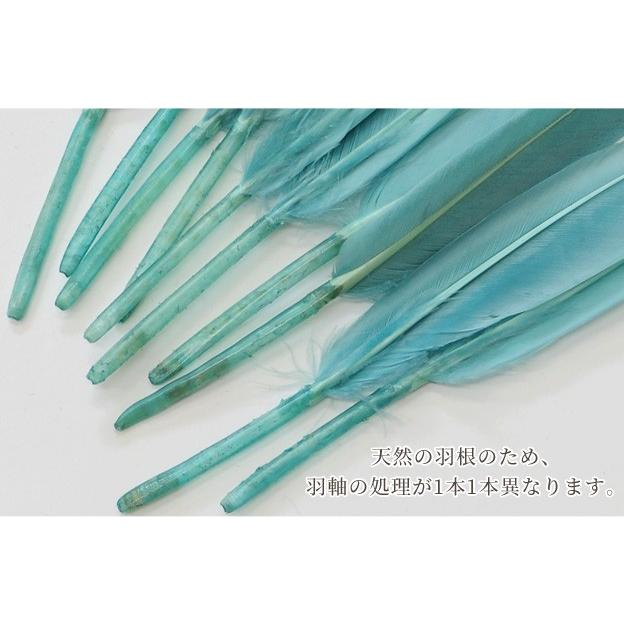 MY mama 羽根 単品 10枚セット ガチョウ 全8色 約10.5cm×17cm