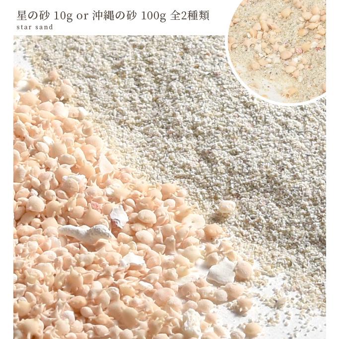 星の砂 10g / 沖縄のパウダー砂 100g 全2種類 ■ 星砂 沖縄 天然 素材 ストラップ キーホルダー シャカシャカ レジン ■｜my-mama｜07