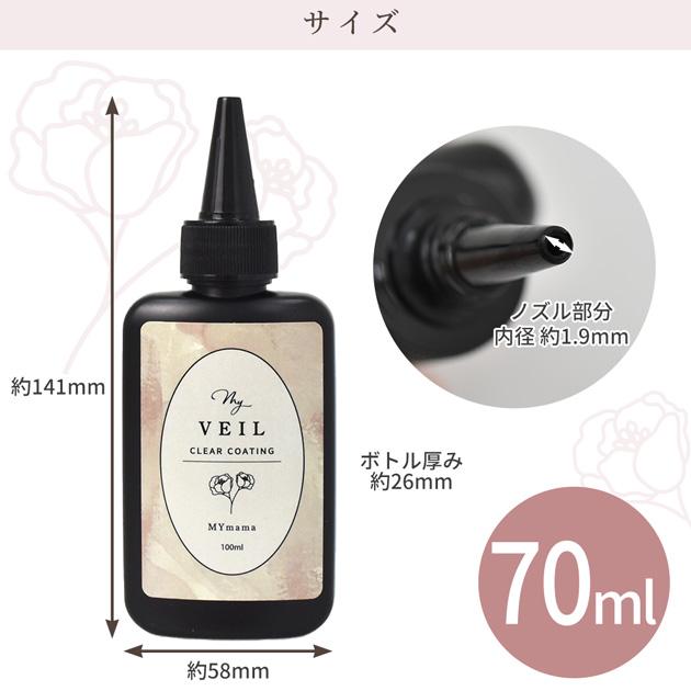 MY mama レジン 仕上げ コーティング剤 嬉しい 訳あり UV LED MY VEIL