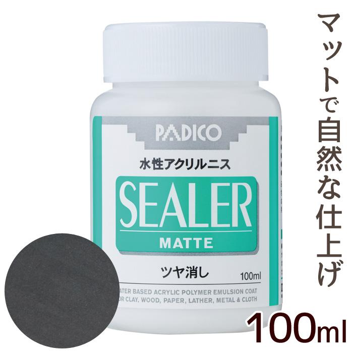 パジコ PADICO 水性 アクリル ニス シーラー ツヤ消し 100ml □ 仕上げ