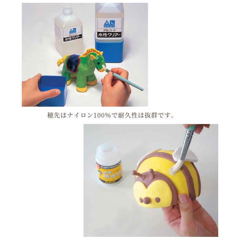 パジコ PADICO ナイロン ニス筆 8号 1本入り □ 材料 子供 工作 美術