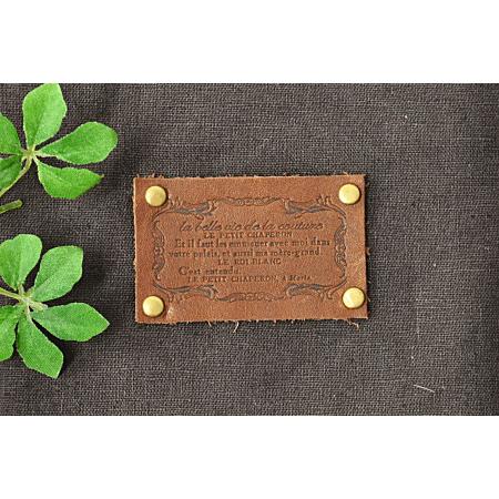 MY mama 本革フレンチタグ オリジナル刻印 ロマンティック