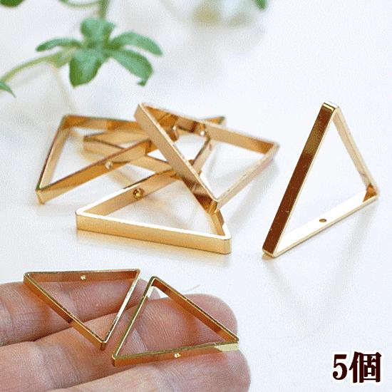 MY mama 空枠 レジン枠 フレーム枠 厚型 メタルパーツ ゴールド 三角大