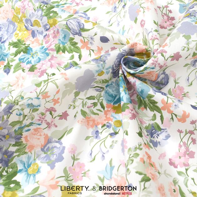 LIBERTY.（リバティ） 生地 リバティプリント イタリア製 ブーケ