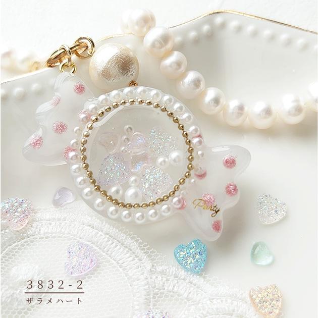 MY mama デコ パーツ バラエティ ミニ 全2色 □ ハート ベア 蝶々