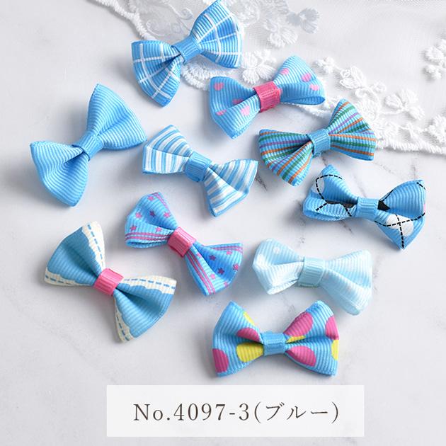 ハンドメイド☆キッズリボン☆水色☆大きめ☆揺れるチャーム付き