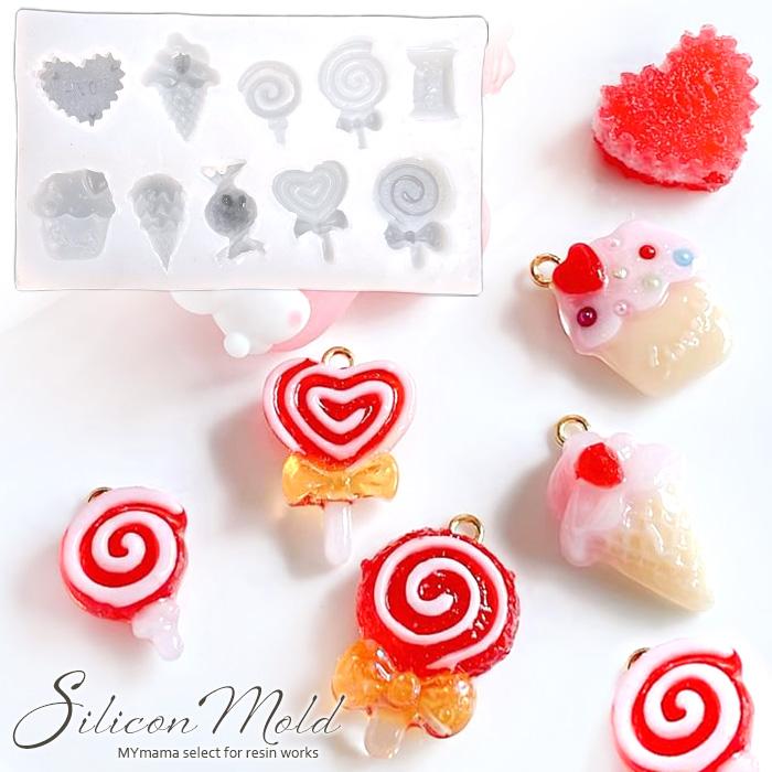 MY mama シリコン モールド スイーツ アソート 可愛い 美味しそう
