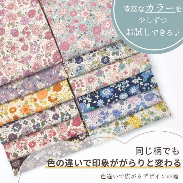 生地 カットクロス 有輪 綿麻 シャモニー 約48×25cm お試し 6枚
