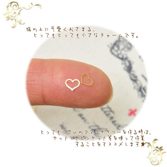 ハンドメイドパーツ MY mama 透かしチャーム 十字架 ゴールド 10個入