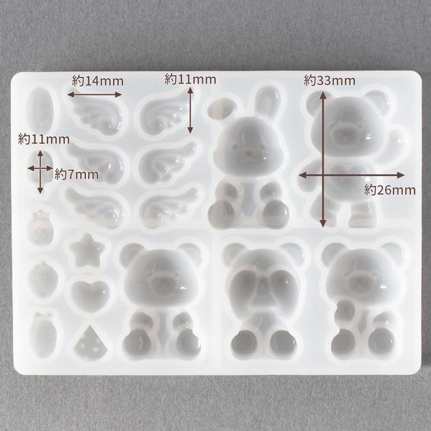 MY mama シリコン 型 モールド エンジェル アニマル 可愛い □ 動物