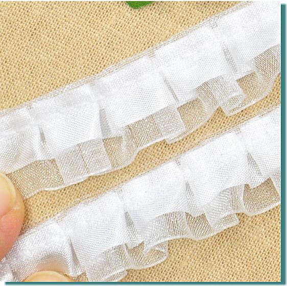 MY mama ラッセルレース 約15mm幅 5ヤード（4.5m） □ オーガンジー 2