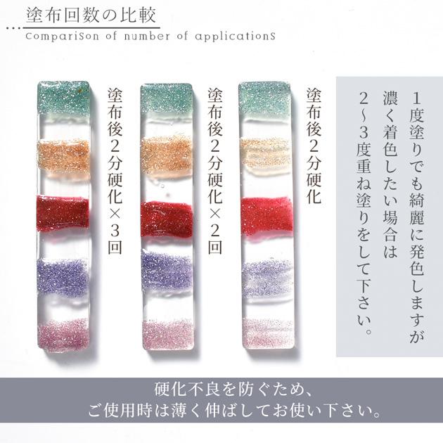 MY mama レジン 着色剤 高発色 シュガー ラメ ワンコート クルール 8ml
