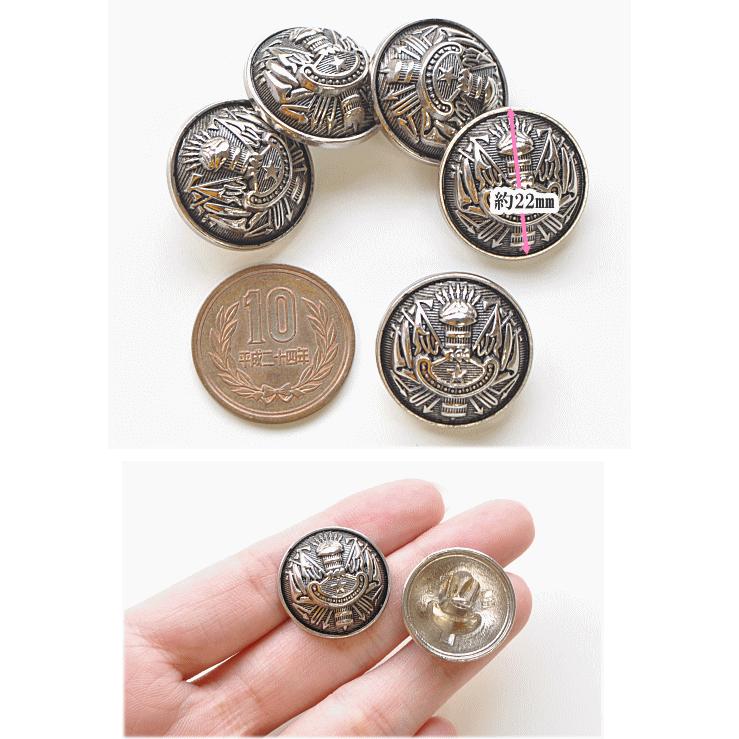MY mama コンチョボタン 5個 22mm □ ハンドメイド 手芸 手作り 釦