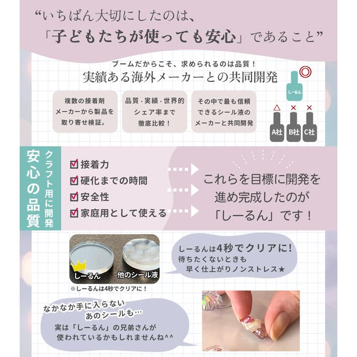 MY mama しーるん 粘着剤 塗るだけでシールに 刷毛付きボトル 15ml