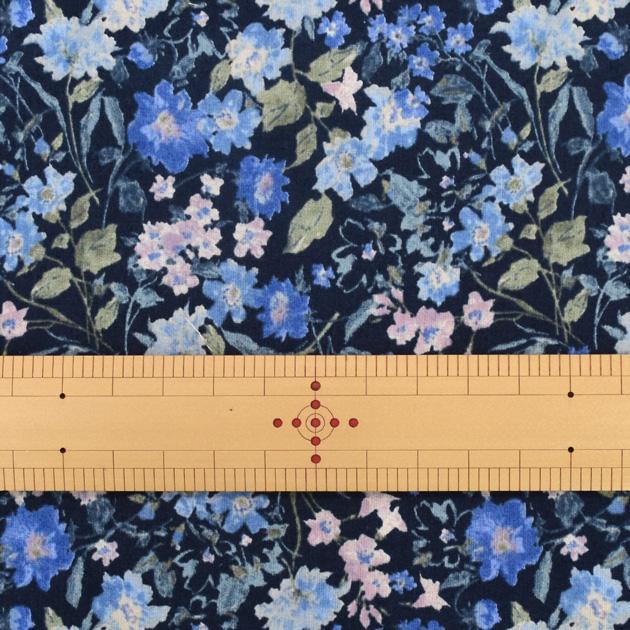 生地 布 布地 240本 高密度 80 ローン 花柄 サリス OSKikka □ 水彩風