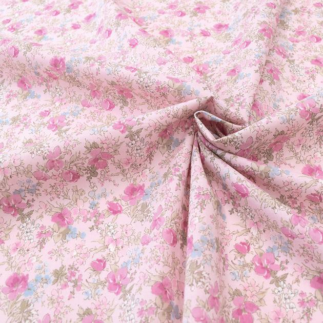なっちゃん様　レディースまとめ売り　美人百花　ピンク　花柄 生地 布 布地 60 ローン 未晒コットン 可愛い 花柄 ミニョン
