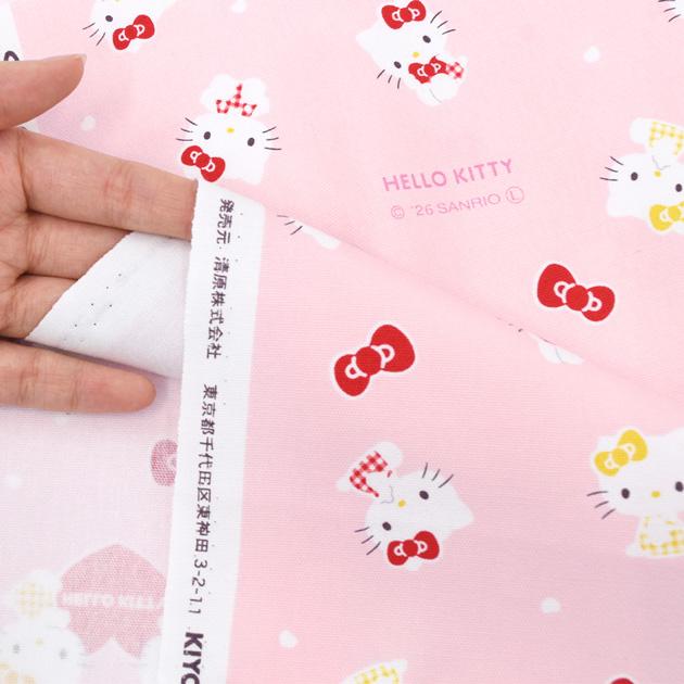 KIYOHARA 生地 布 布地 SANRIO オックス 可愛い ハローキティ ミミィ