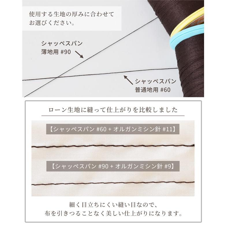 フジックス(手芸) シャッペスパン ミシン糸 薄地用 90番 300m フジックス(手芸) シャッペスパン ミシン糸 薄地用 90番 300m