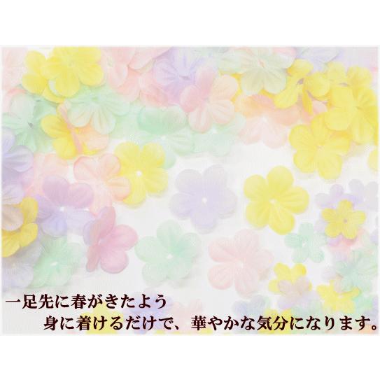 MY mama オーガンジー カラフル 花びらモチーフ 小20個 大20個