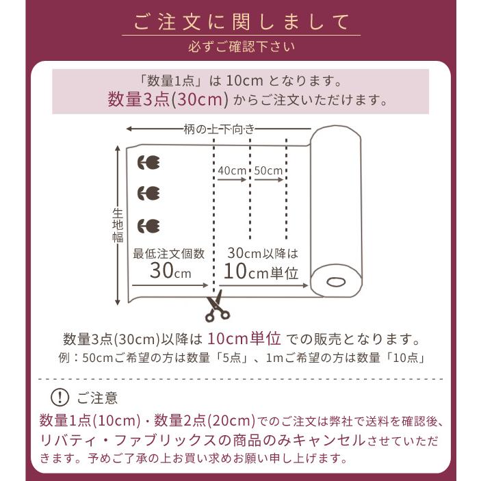LIBERTY.（リバティ） リバティプリント 生地 別注 国産 つや消し