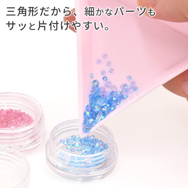 MY mama 三角トレイ 20個 セット 1辺 7.3cm □ ビーズ トレイ トレー