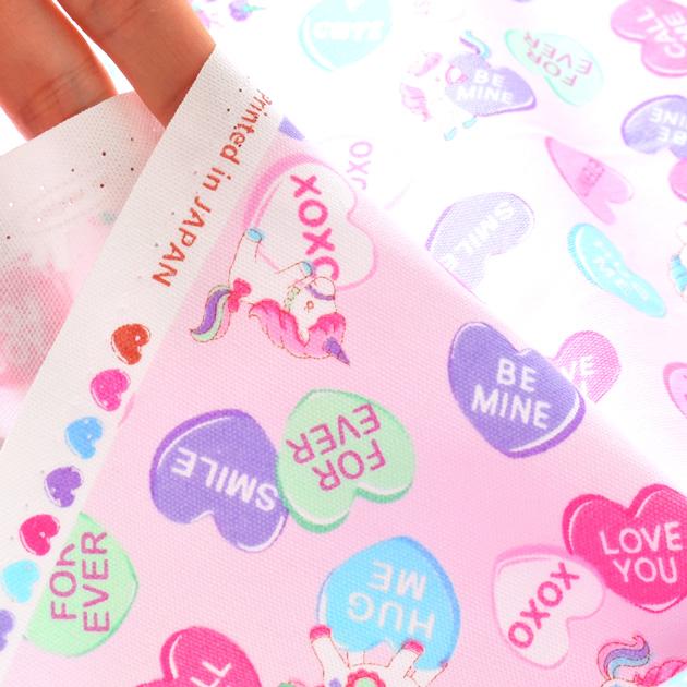 生地 オックス ゆめかわ 可愛い バニラポップ ユニコーン