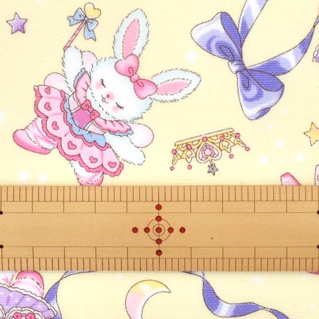 生地 布 布地 オックス バレリーナ バニー ゆめかわ 可愛い うさぎ