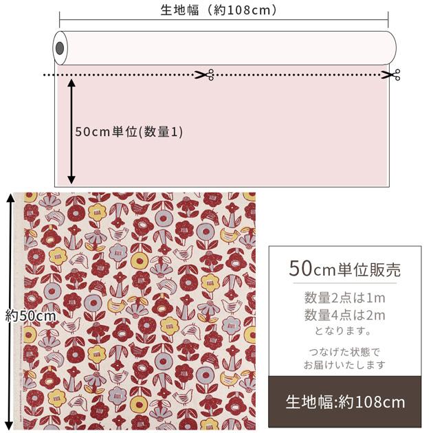 生地 布 布地 綿麻 キャンバス ハミング バード おしゃれ □ 鳥 花