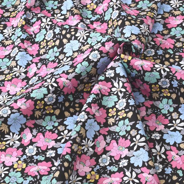 生地 布 布地 オックス 花柄 リエティ □ Essential grace ボタニカル