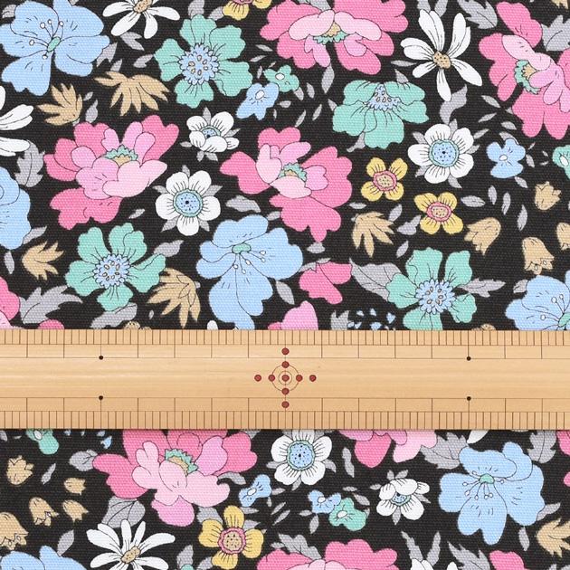 生地 布 布地 オックス 花柄 リエティ □ Essential grace ボタニカル