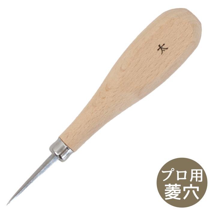 クラフト社 菱ギリ プロ用 □ レザークラフト 手縫い 工具 穴あけ 菱穴