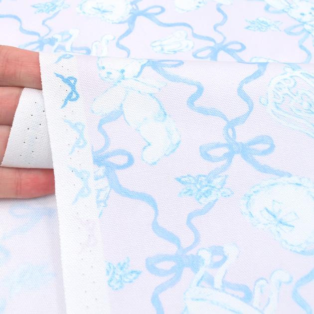 【Mさん専用】ブルーグレーのバラ柄生地（綿100%）4m Mさん専用】ブルーグレーのバラ柄生地（綿100%）4m 生地 布 布地 オックス