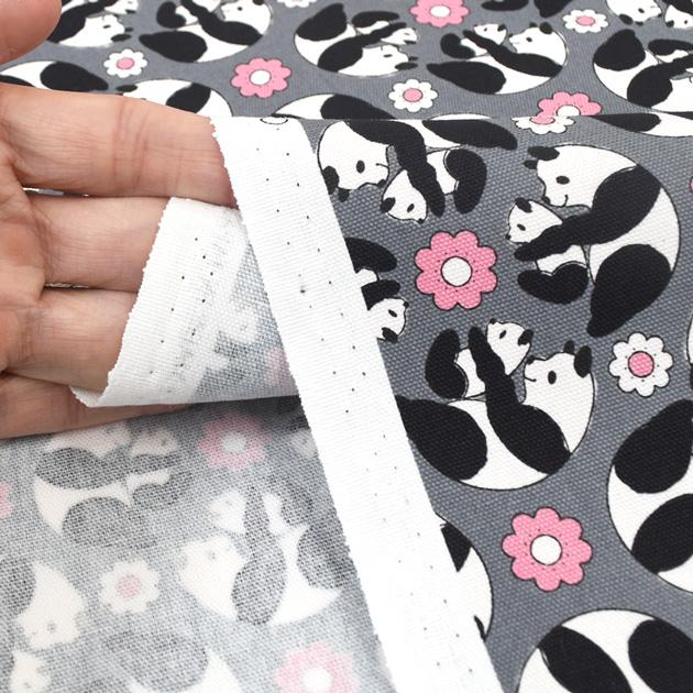 生地 布 布地 有輪 オックス 可愛い ゴロコロ パンダ □ Cotorienne