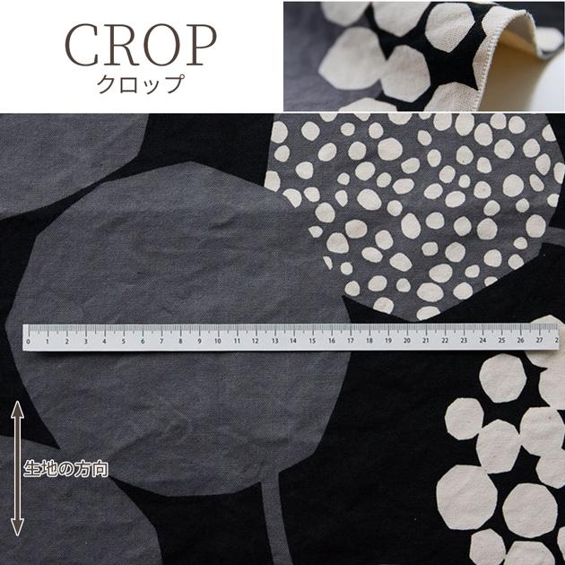 KOKKA 生地 布 布地 echino エチノ 9.5号 帆布 生地 CROP / SWAY