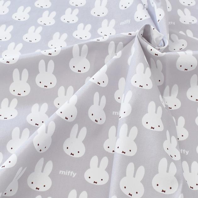 生地 オックス 可愛い キャラクター ミッフィー フェイス □ miffy